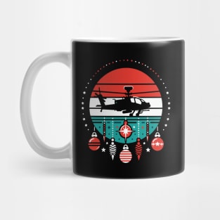 AH 64 Apache Christmas Ornaments Mug